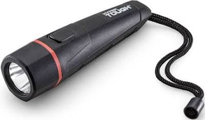 Hyper Tough 400 Lumen Rubber LED Flashlight