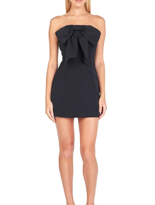 Endless Rose Women's Bow Strapless Minidress