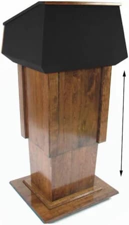 Height Adjustable Presidential Podium