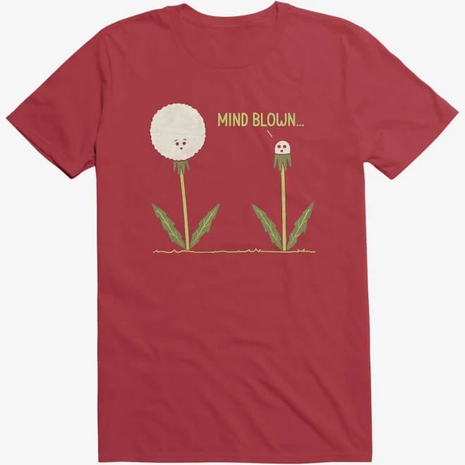 Mind Blown Dandelion Graphic T-Shirt