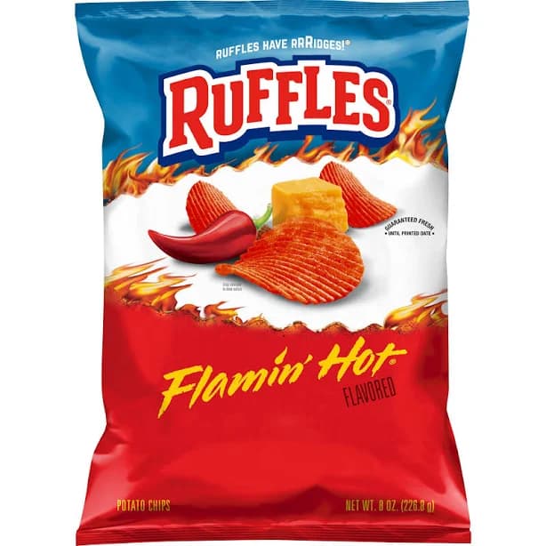 Ruffles Flamin Hot Potato Chips