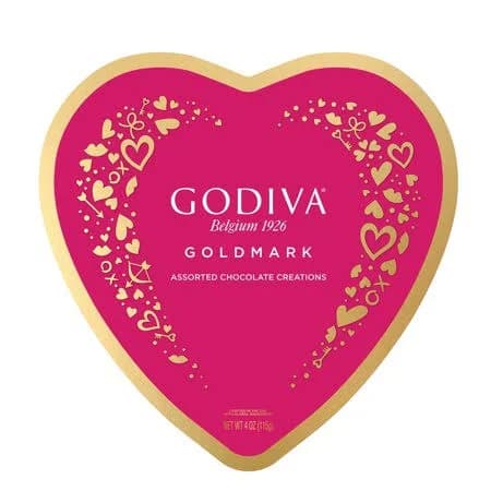 Godiva Goldmark Assorted Chocolate Heart Box