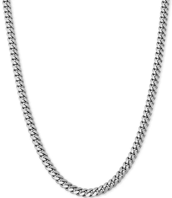 Giani Bernini Curb Link Chain Necklace in Sterling Silver or 18k Gold-Plated