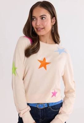 Avara Luna Star Knit Sweater