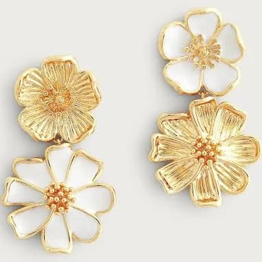 Anabel Aram Wildflower Drop Earrings