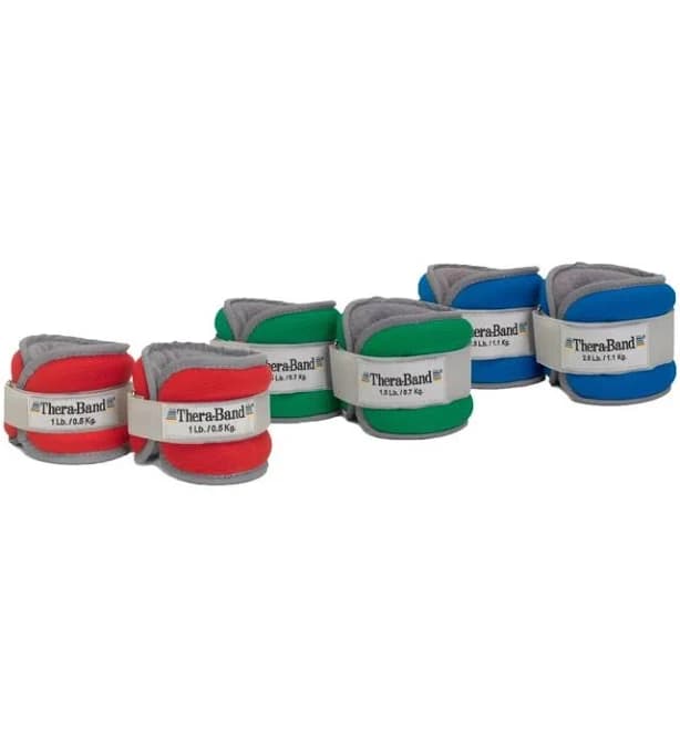Therband 1lb Ankle/wrist Weight Set Red 25870
