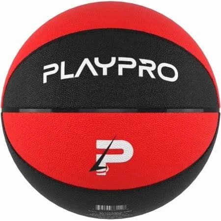 Rubber Basketball (3, Red/black)