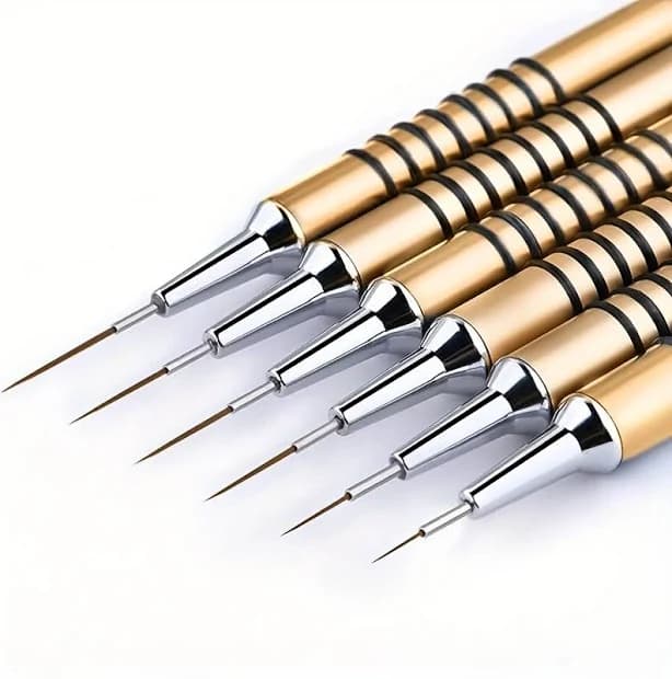 6pcs Nail Art Liner Brushes Set