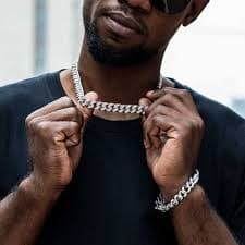 12mm Iced Miami Cuban Chain and Bracelet Set in White Gold - Helloice