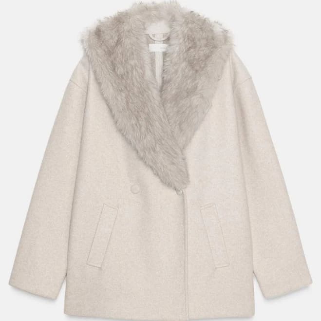Zara Women's Soft Faux Fur Coat
