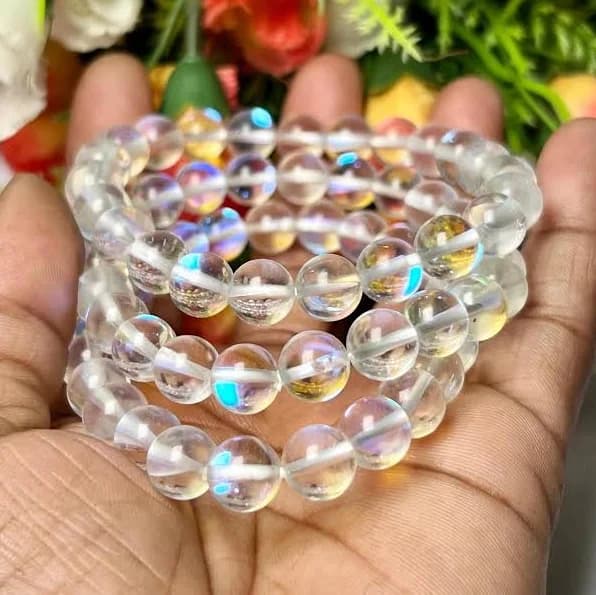 Angel Aura Quartz Stone Bracelet