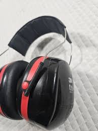 Peltor (3M) Earmuff H10B Twin Cup With Backband Black & Red Color Used Condition | eBay
