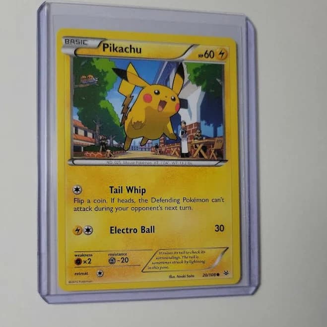 Pikachu 20/108 Roaring Skies Xy 2015 Pokemon Tcg Card Nm-mint