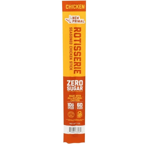 The New Primal Rotisserie Seasoned Chicken Sticks, 1 Ounce -- 20 per case