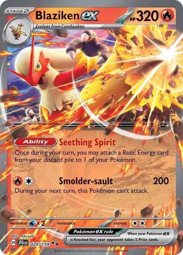 Pokemon Blaziken EX Journey Together PCL