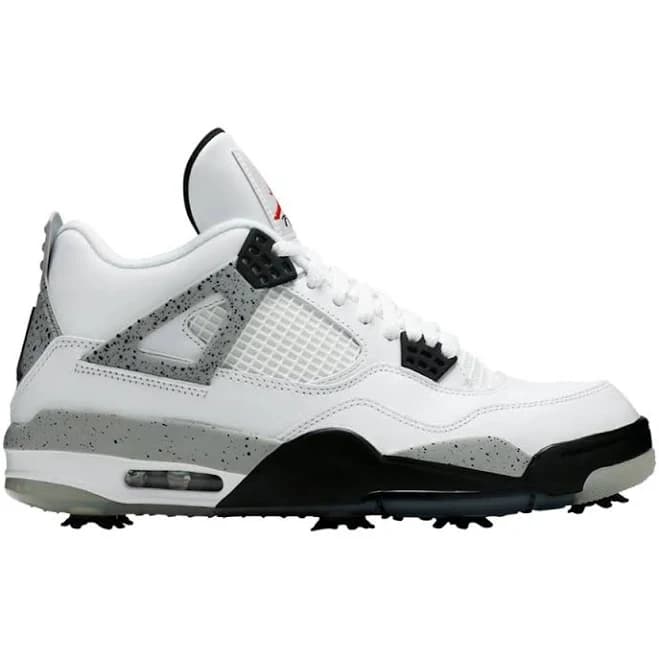 Men Air Jordan 4 Golf White Cement