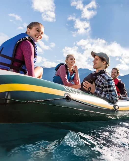 Intex Seahawk 4 Inflatable Boat Set