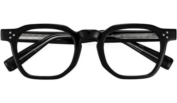 Retro-Vintage Keyhole Bridge Low Bridge Fit Geometric Glasses