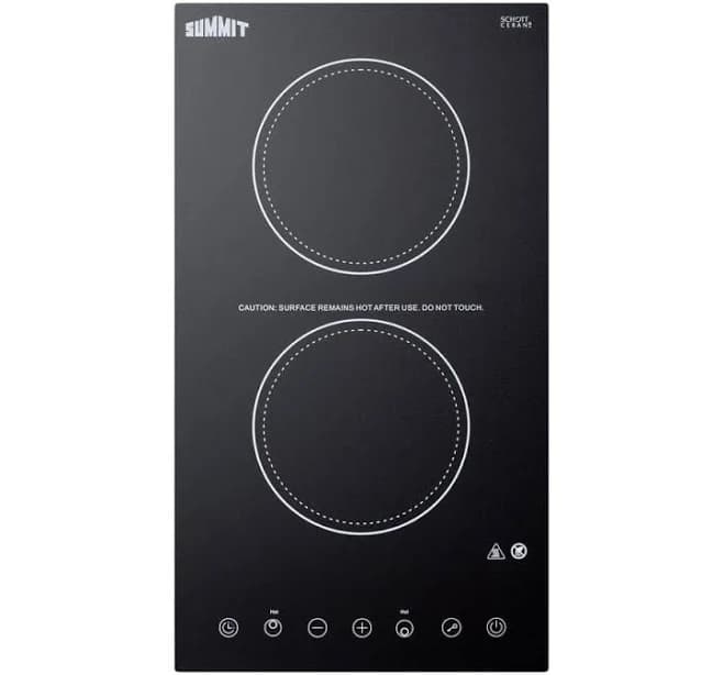 Summit Appliance 12" Electric Cooktop with 2 Burner