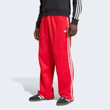 adidas BAGGY TRACK PANTS - Red | Free Shipping with adiClub