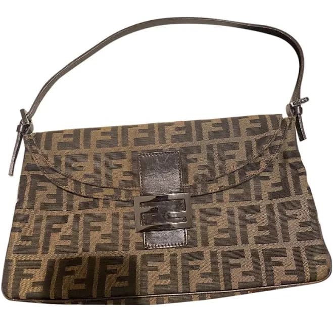 Fendi Zucca Canvas Baguette