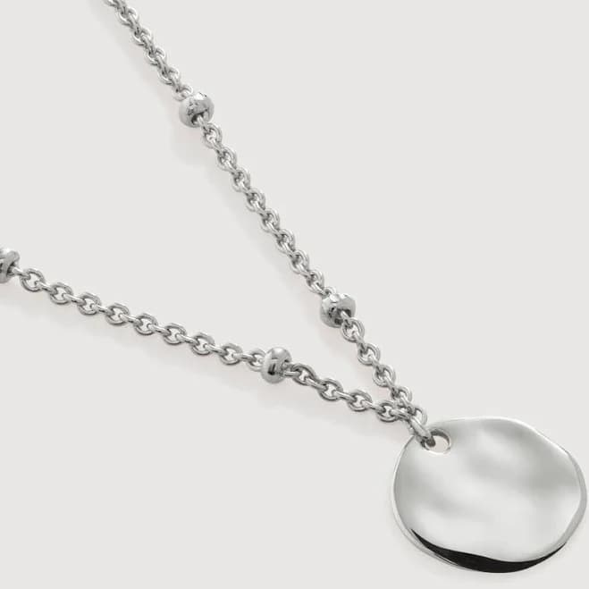 Monica Vinader Women's Sterling Silver Mv Siren Muse Disc Chain Necklace