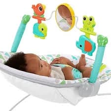 COPY - Bright Starts Spinnin' Safari Vibrating Bouncer