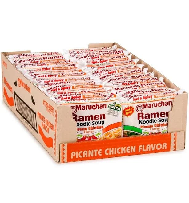 Maruchan Ramen Picante Chicken, Instant 0.13 Ounce (pack Of 24)