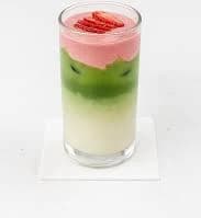Strawberry Cold foam matcha