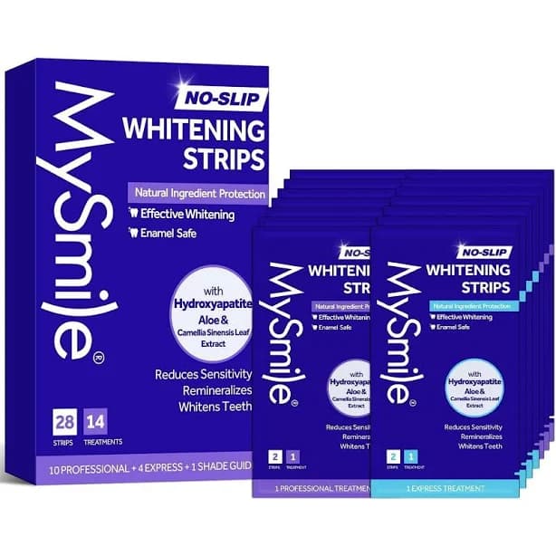 Mysmile 28pc Teeth Whitening Strips Tooth White Strips Remove Stains