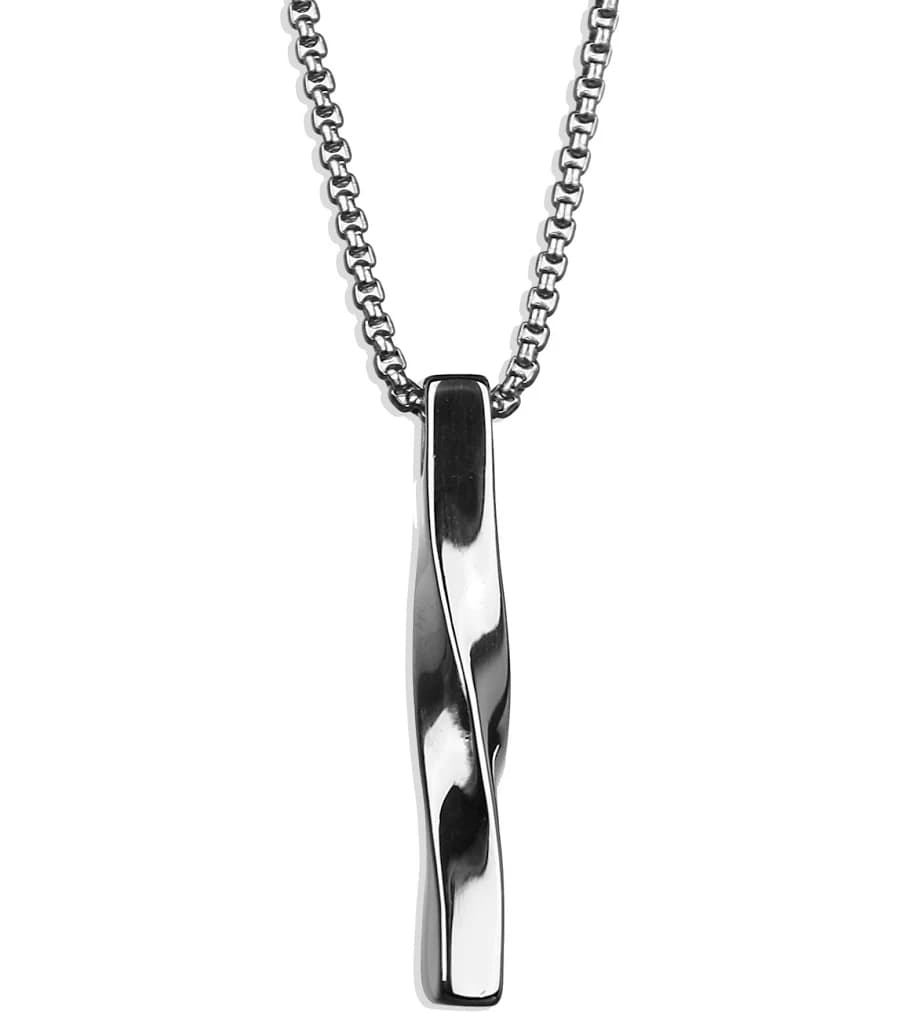Twisted Bar Necklace