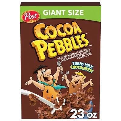 Post Cocoa Pebbles Breakfast Cereal