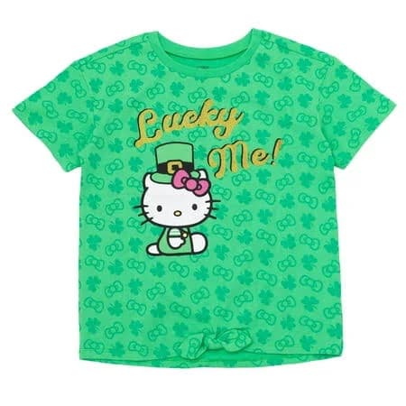 Hello Kitty St. Patrick's Day T-Shirt Logo