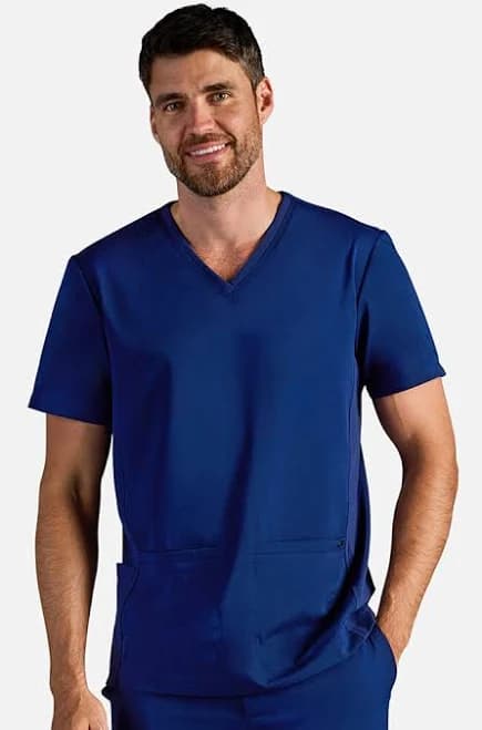 Healing Hands Men's Vincent V-Neck Scrub Top