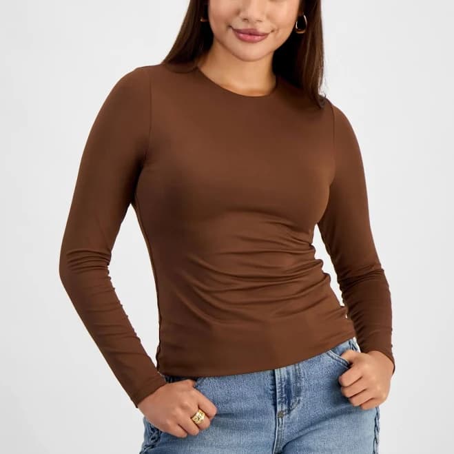 Macy's Women's Second Skin Crewneck Top
