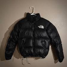 Available! Vintage 90s Black North Face Nupste 700... | Depop