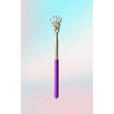 Generic Purple Portable Extendable Telescopic Bear Claw Back Scratcher & Hand Massager with Rubber Handles for Women Men 2pcs