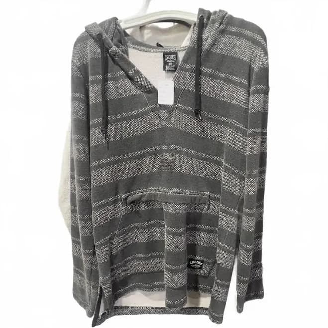 Crooks & Castles Men's Striped Hoodie Sweatshirt1