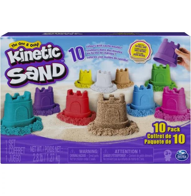 Kinetic Sand Castle Containers 10-Pack