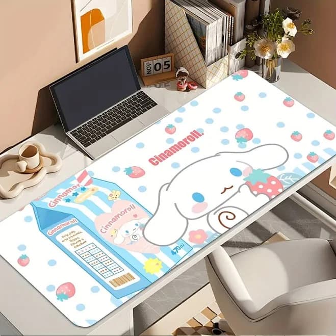 Strawberry Milk Cinnamorolls Gaming Mouse Pad milk, Mouse pads