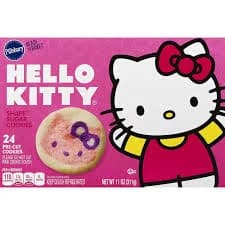 Pillsbury Cookies, Sugar, Hello Kitty Shape