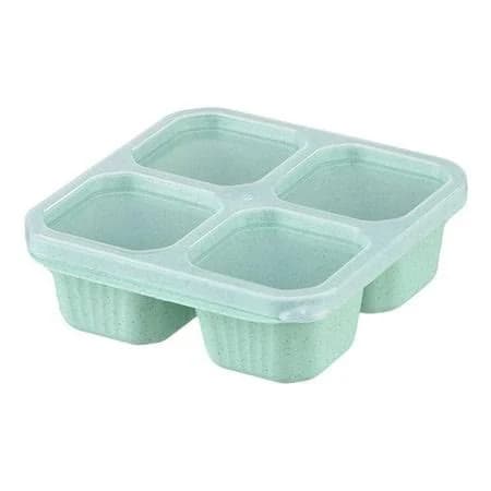Crazyview 4 Pack Divided Bento Snack Containers