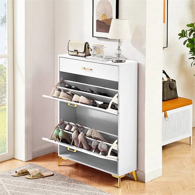 Mercer41 Lucenia Flip Down Shoe Storage
