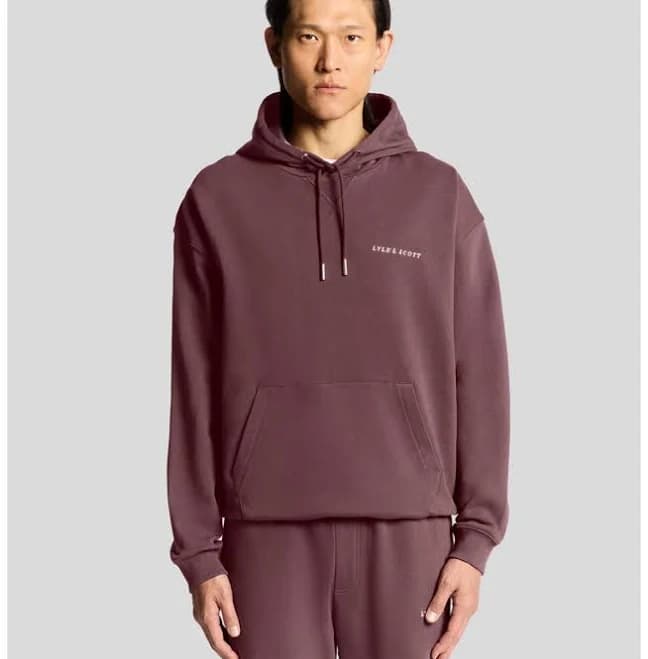Lyle & Scott Men's Script Brushback Fleece Hoodie