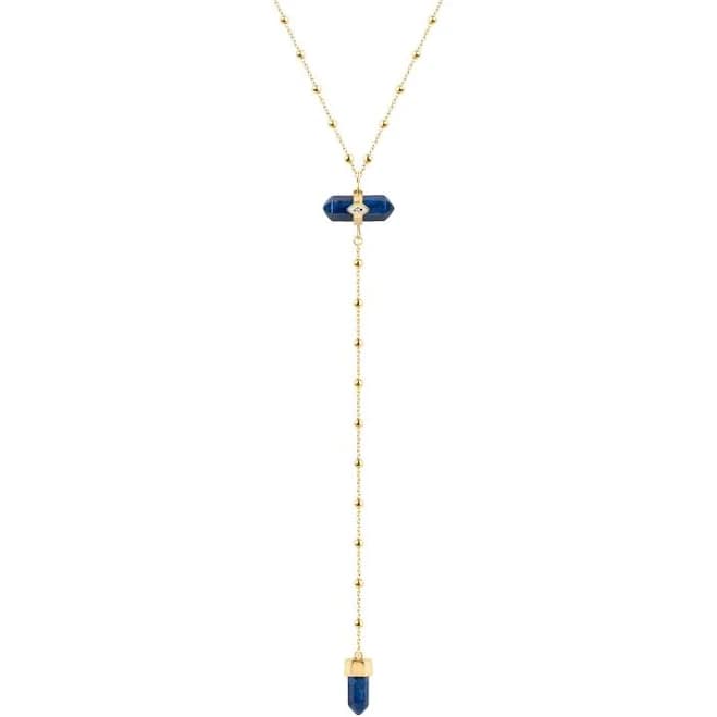Evil Eye Lapis Lazuli Necklace