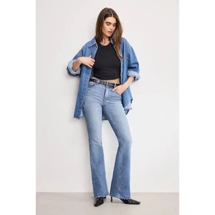 Good American Women's Good Classic Bootcut Jeans