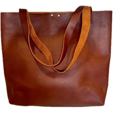 Oxblood Leather Tote
