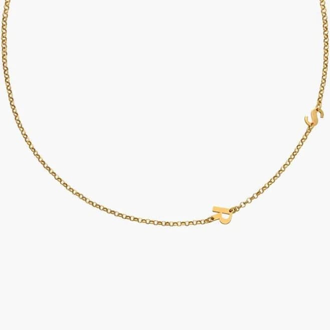 Gold Vermeil Initial Necklace
