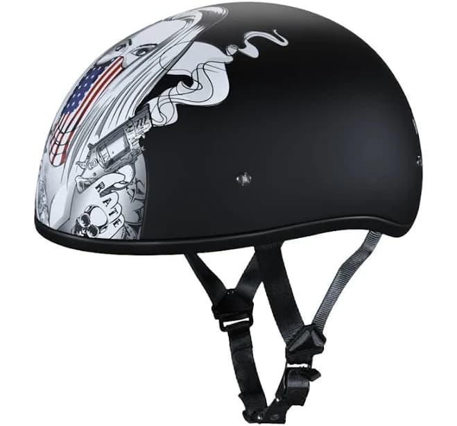 Daytona Motorcycle Half Face Helmet