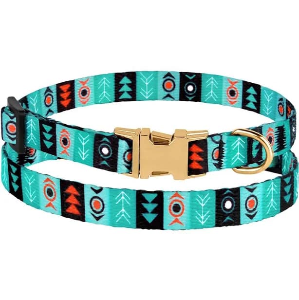 CollarDirect Tribal Pattern Nylon Dog Collar